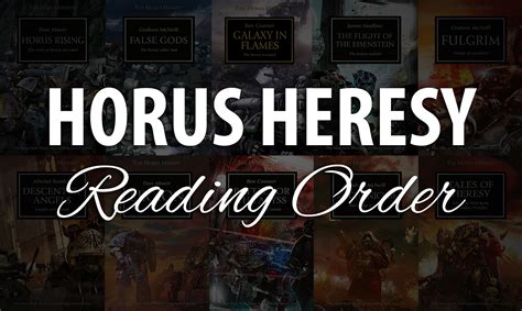 horus heresy reading order|The Horus Heresy Books Reading Order .
